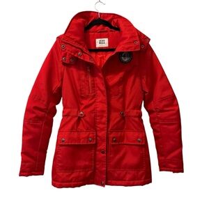 Vero Moda Polar Expedition Red Winter Coat